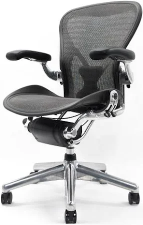 Aeron Chair Size B front view with mesh back