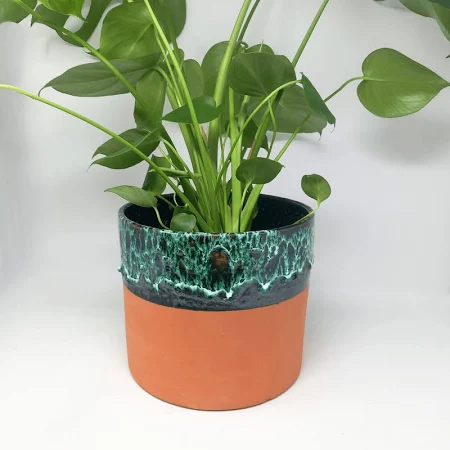 Terracotta Planter Handmade Plant Pot for Home Decor and Gardens