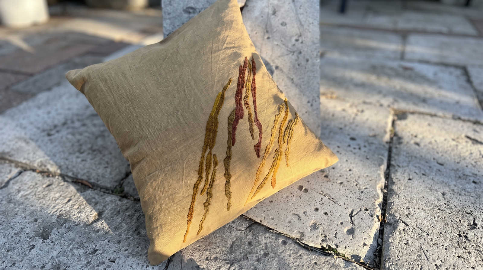 Kids' Waterproof Windbreaker Jacket by Columbia displayed as a decorative pillow